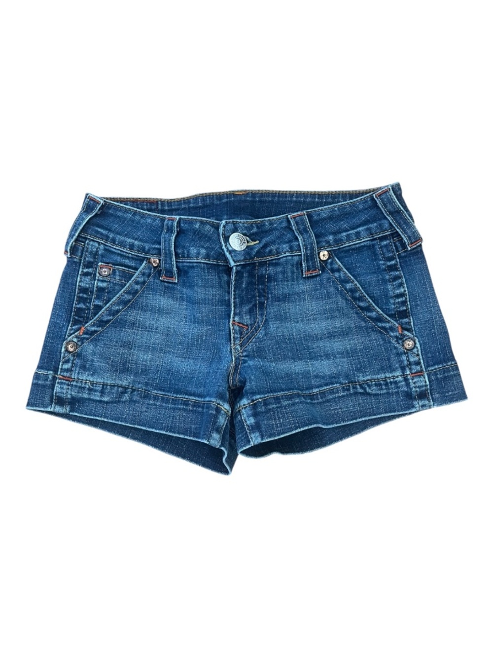 True Religion Emma Short Denim Shorts